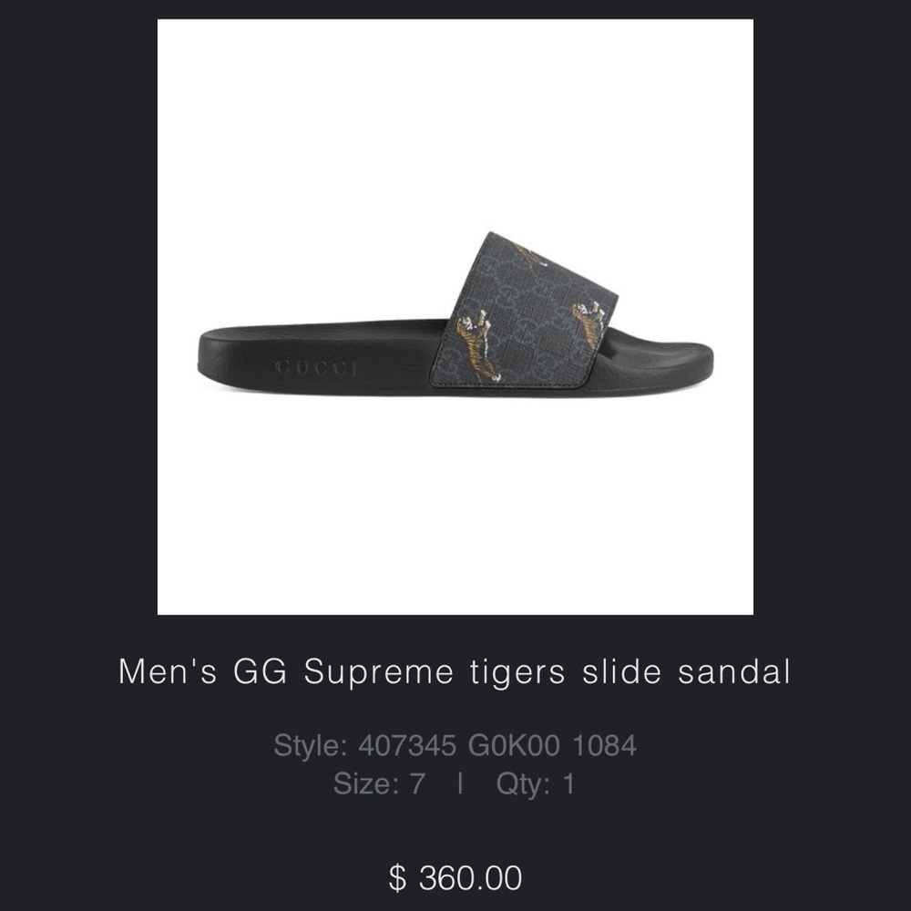 Gucci Tiger Slide